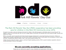 Tablet Screenshot of parkhillpdo.com